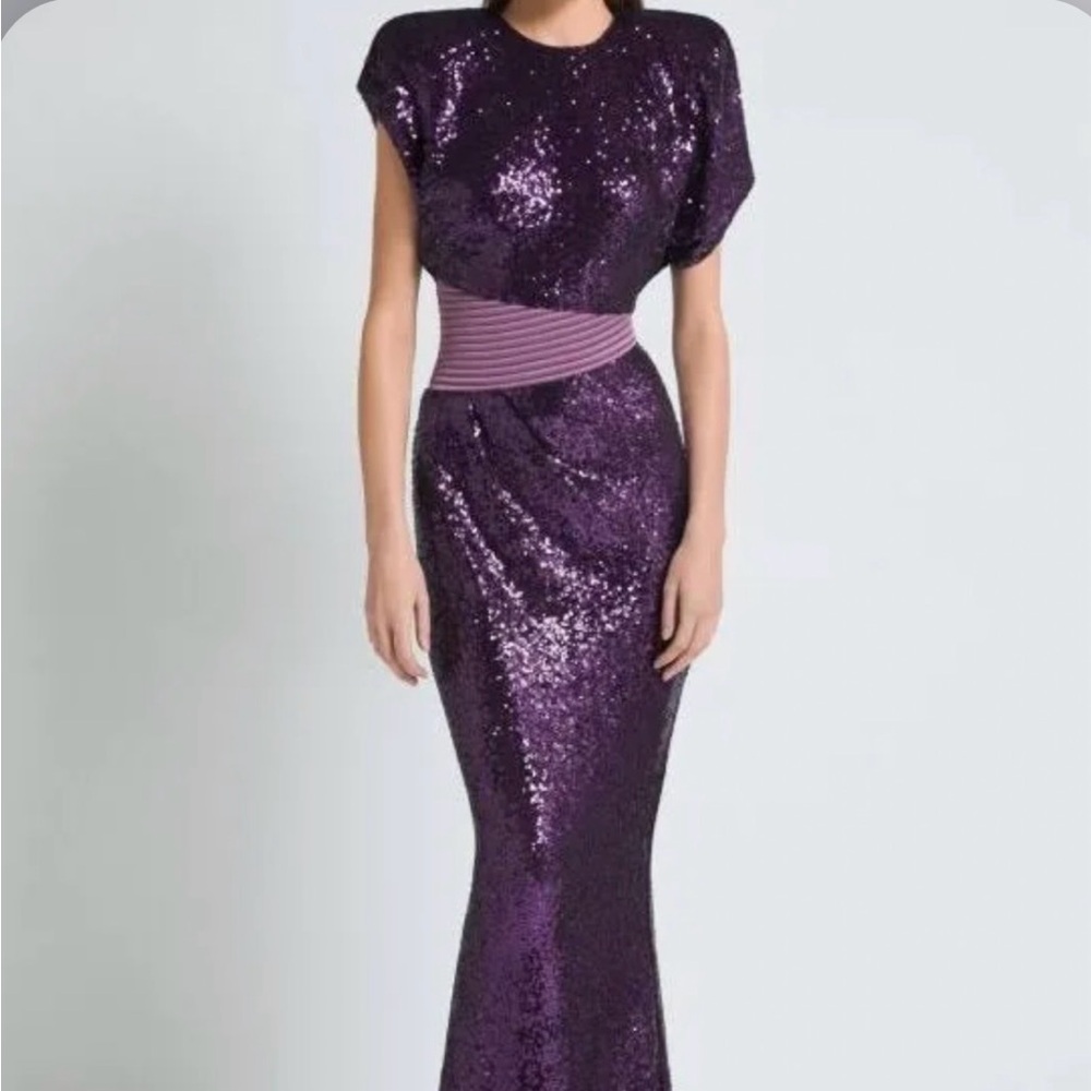 Zhivago Bond Sequin Dress In Dusk